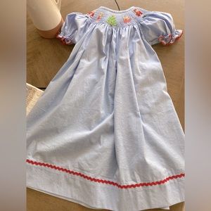 Pleats & Stitches Toddler Christmas dress; 3T